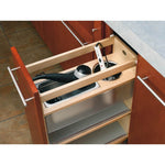 Rev-A-Shelf Wood Vanity Cabinet Pull Out Grooming Organizer w/Soft Close