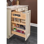 Rev-A-Shelf Wood Vanity Cabinet Outlet Pull Out Grooming Organizer w/Soft Close