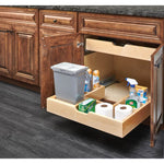 Rev-A-Shelf Wood Vanity Sink Cabinet Pull Out Organizer