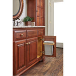 Wood Vanity Cabinet Door Mount Waste Container