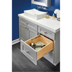 Rev-A-Shelf Wood Vanity Cabinet Replacement Half Tier Drawer System w/Soft Close