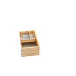 Rev-A-Shelf Wood Vanity Cabinet Replacement Half Tier Drawer System (No Slides)