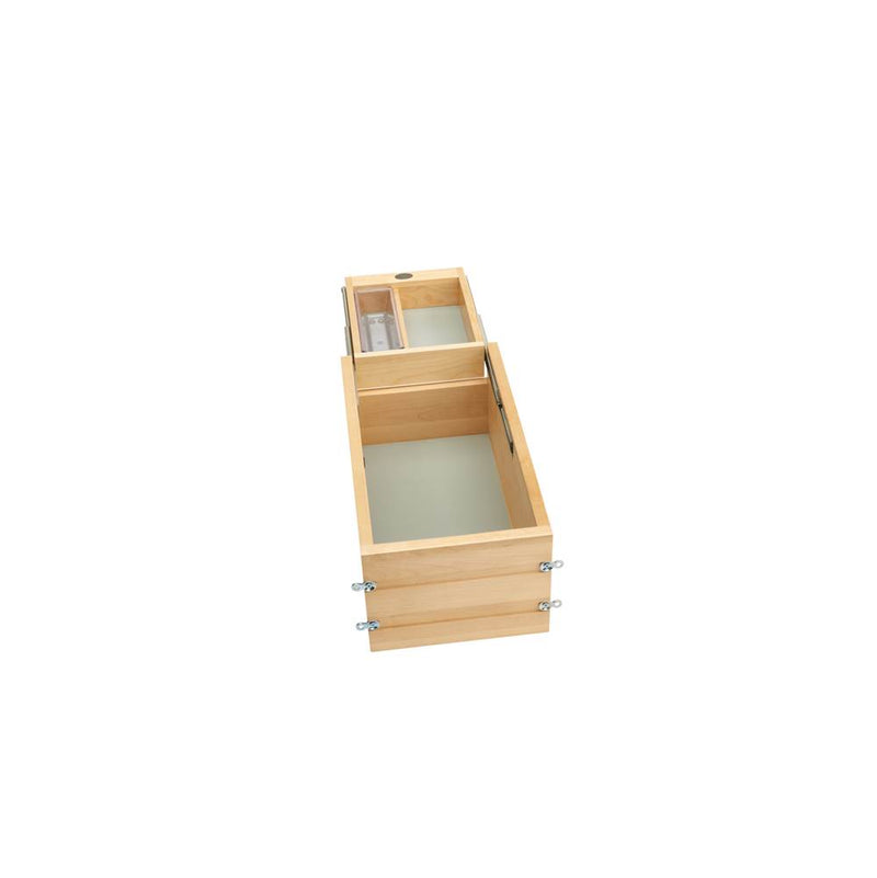 Rev-A-Shelf Wood Vanity Cabinet Replacement Half Tier Drawer System (No Slides)