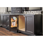 Rev-A-Shelf Wood Vanity Cabinet Door Storage Rack