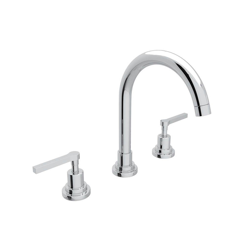 Rohl Lombardia® Widespread Lavatory Faucet With C-Spout