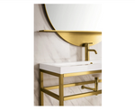 James Martin Vanities Boston 39-3/8" Rectangular Porcelain Console Bathroom Sink with Overflow and Single Faucet Hole