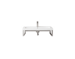 James Martin Vanities Boston 31-1/2" Rectangular Porcelain Console Bathroom Sink with Overflow and Single Faucet Hole