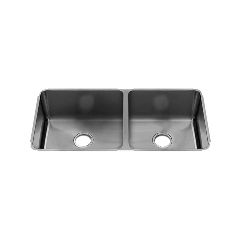 Home Refinements by Julien Classic Sink Undermount, Double L18X16X8 R15X16X8