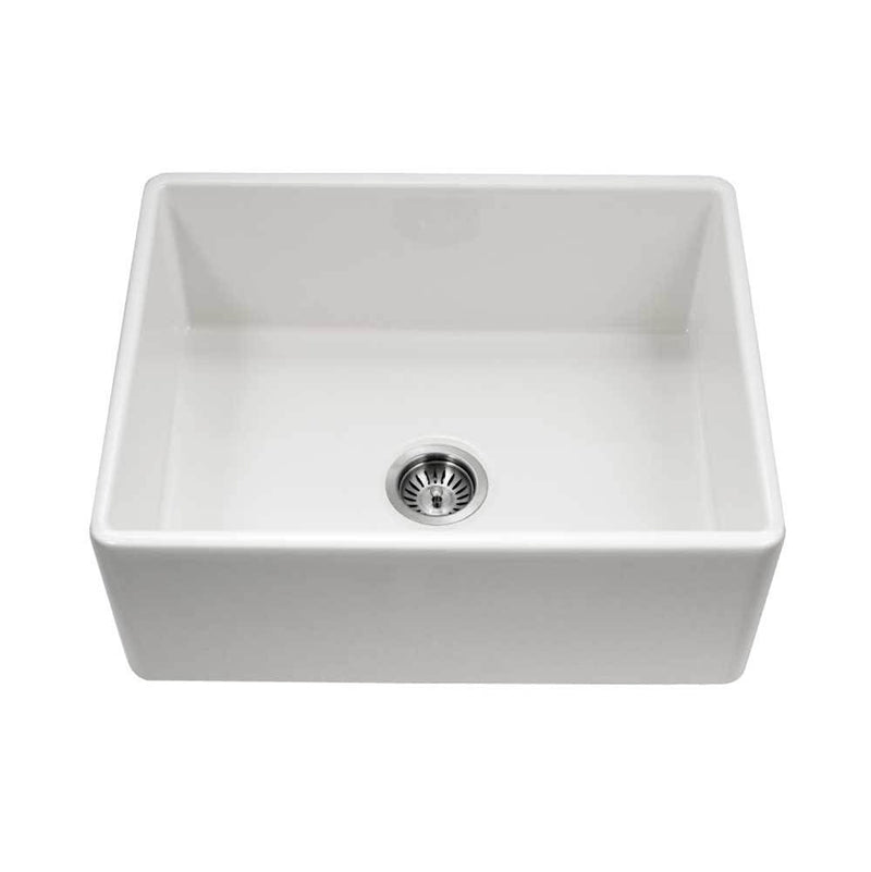 Hamat Apron-Front Fireclay Single Bowl Kitchen Sink