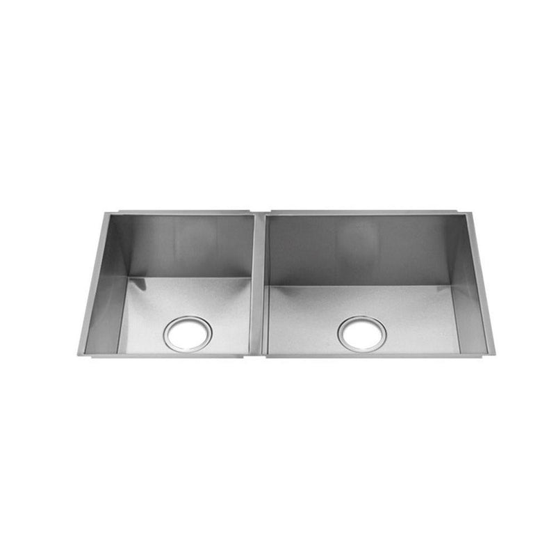 Home Refinements by Julien Urbanedge Sink Undermount, Double L12X16X8 R18X16X10