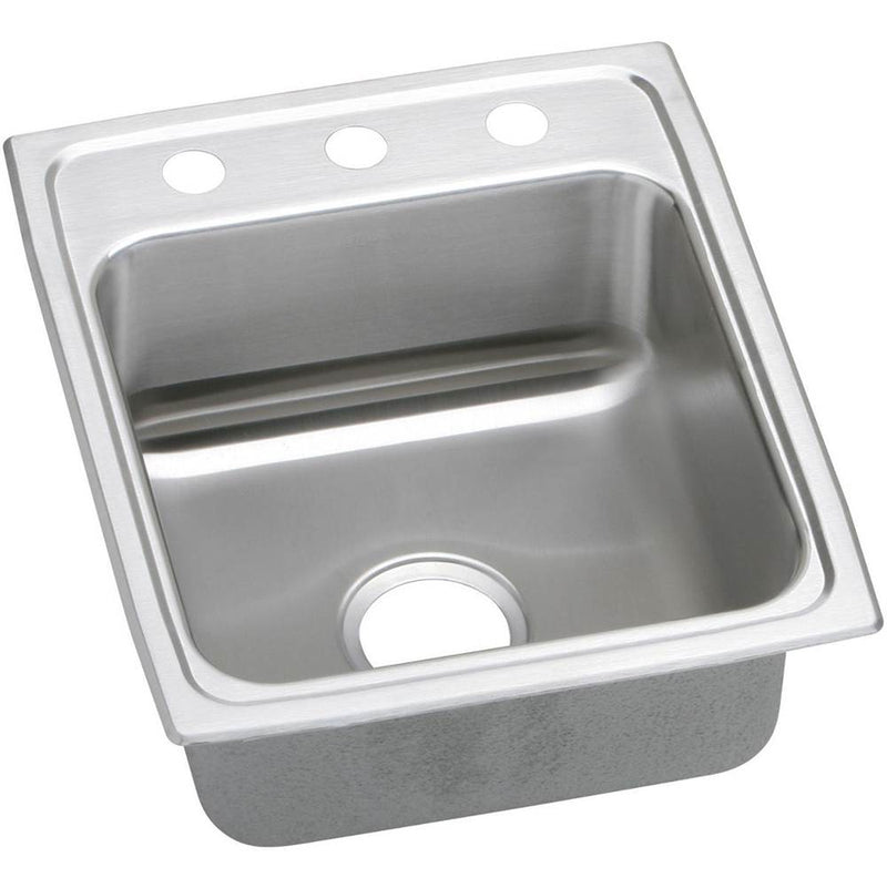 Elkay Lustertone Classic Stainless Steel 17'' x 20'' x 5-1/2'', Single Bowl Drop-in ADA Sink