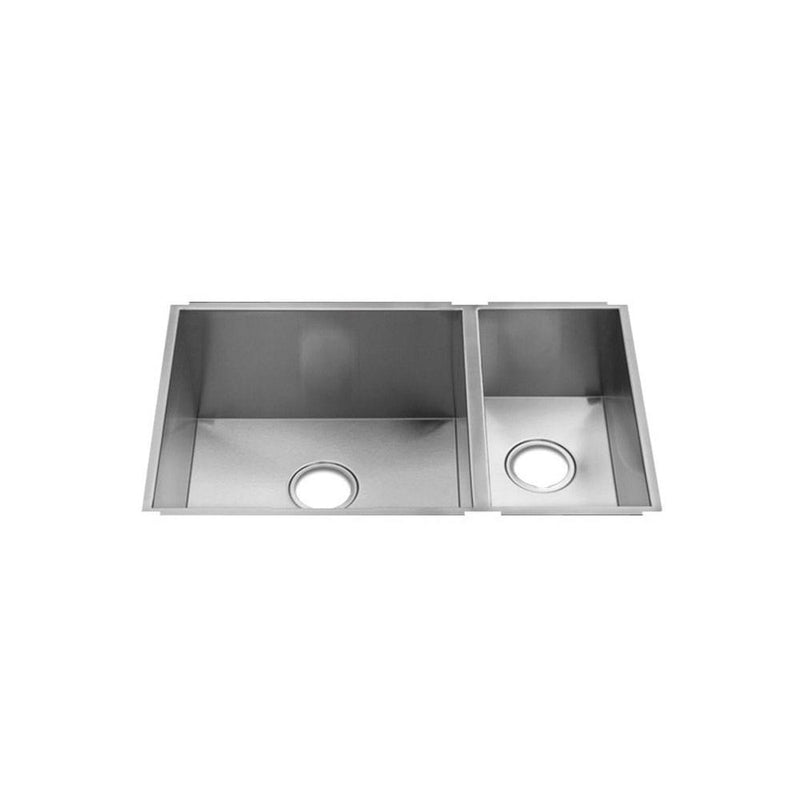 Home Refinements by Julien Urbanedge Sink Undermount, Double L18X16X10 R9X16X8