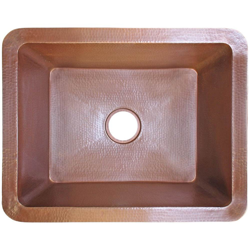 Linkasink Hammered Farmhouse Kitchen Sink Single Bowl