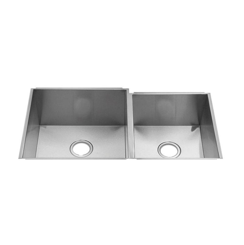 Home Refinements by Julien Urbanedge Sink Undermount, Double L18X18X10 R15X16X8