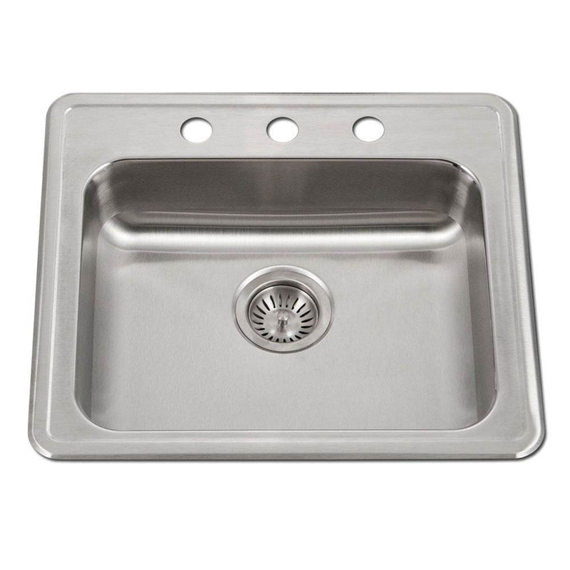 Hamat ADA Topmount Stainless Steel 4-hole Sink