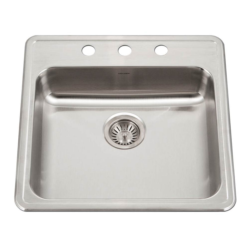 Hamat ADA Topmount Stainless Steel 4-hole Sink