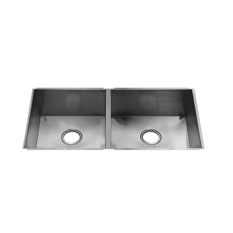 Home Refinements by Julien Urbanedge Sink Undermount, Double L15X16X8 R18X16X8