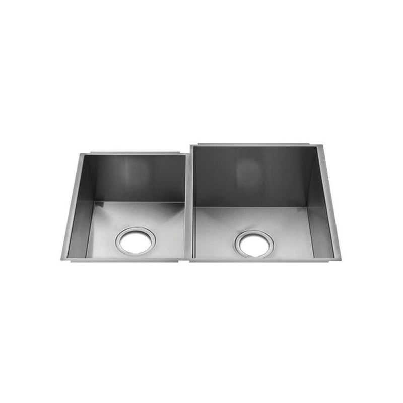 Home Refinements by Julien Urbanedge Sink Undermount, Double L12X16X8 R15X18X10