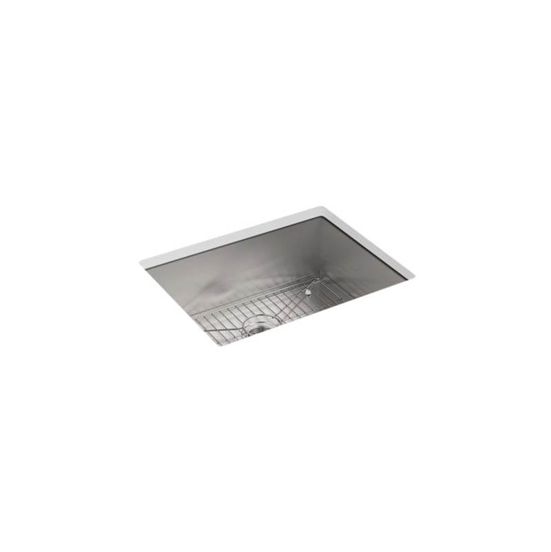 Kohler Vault™ 25'' x 22'' x 9-5/16'' Top-mount/undermount medium single-bowl kitchen sink with 3 faucet holes